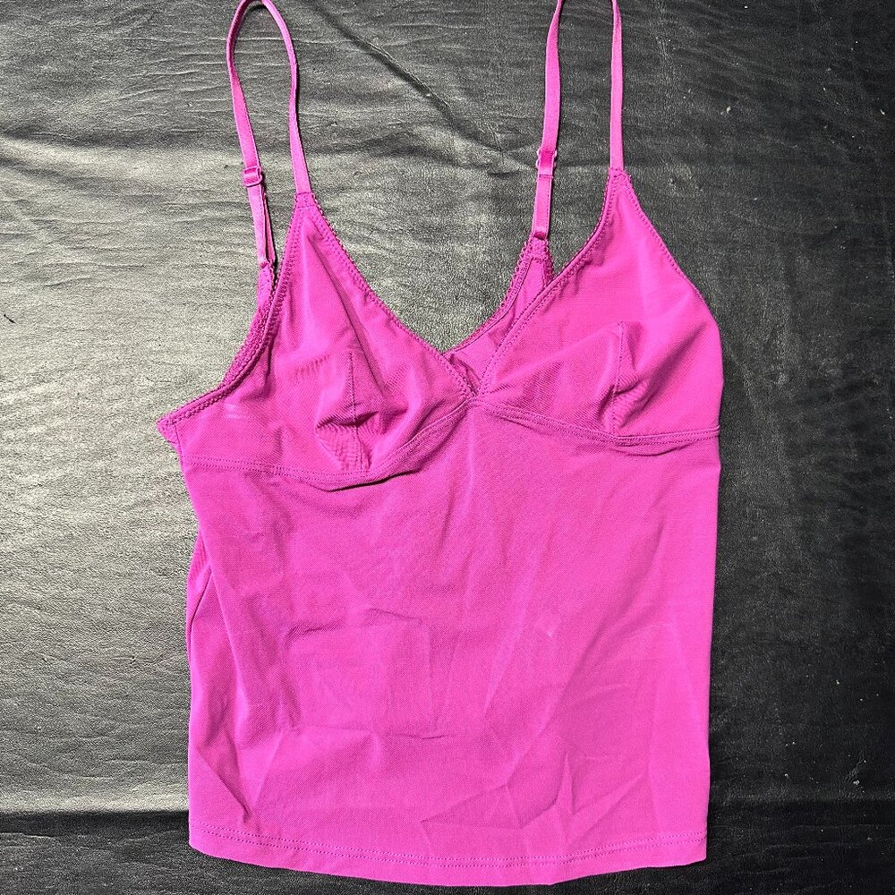 Urban Outfitters Magenta Lace-Trim Camisole